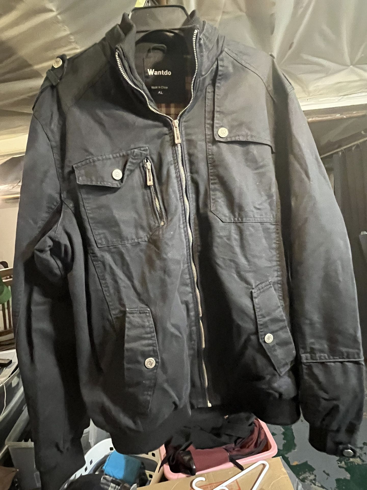 Wantdo Men’s Military Jacket Casual Bomber Style