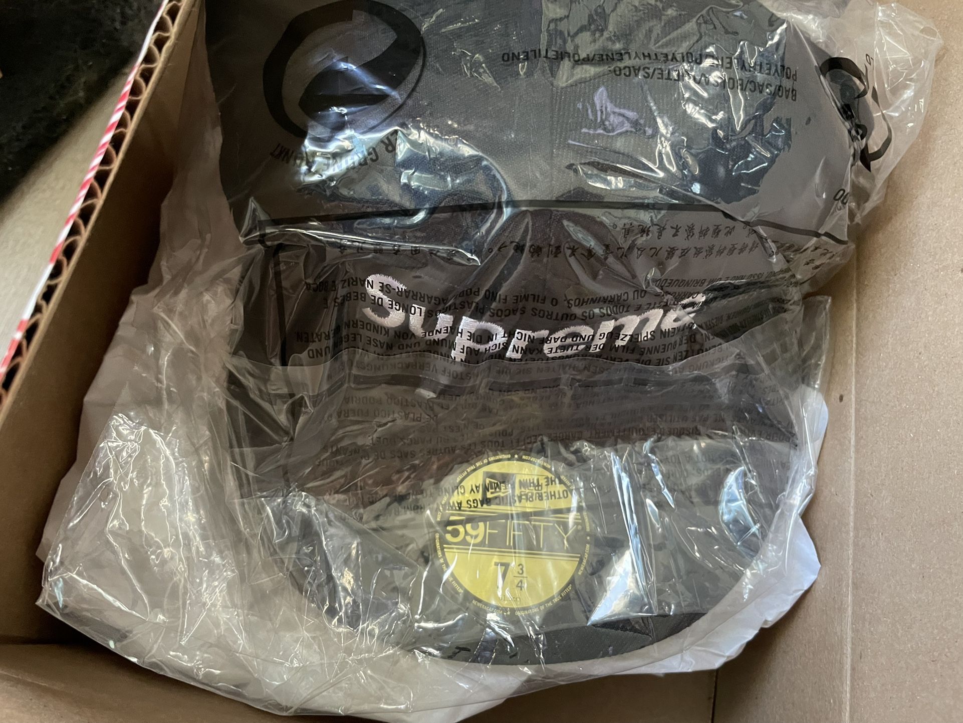 Supreme New Era Box Logo Fitted Black