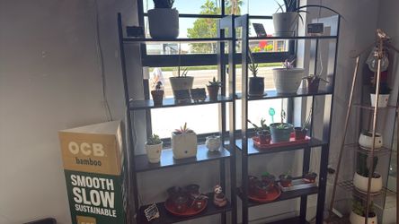 Brown Open Display Shelves – Set of 4