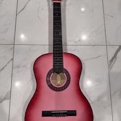Beginner Pink Kids Guitar