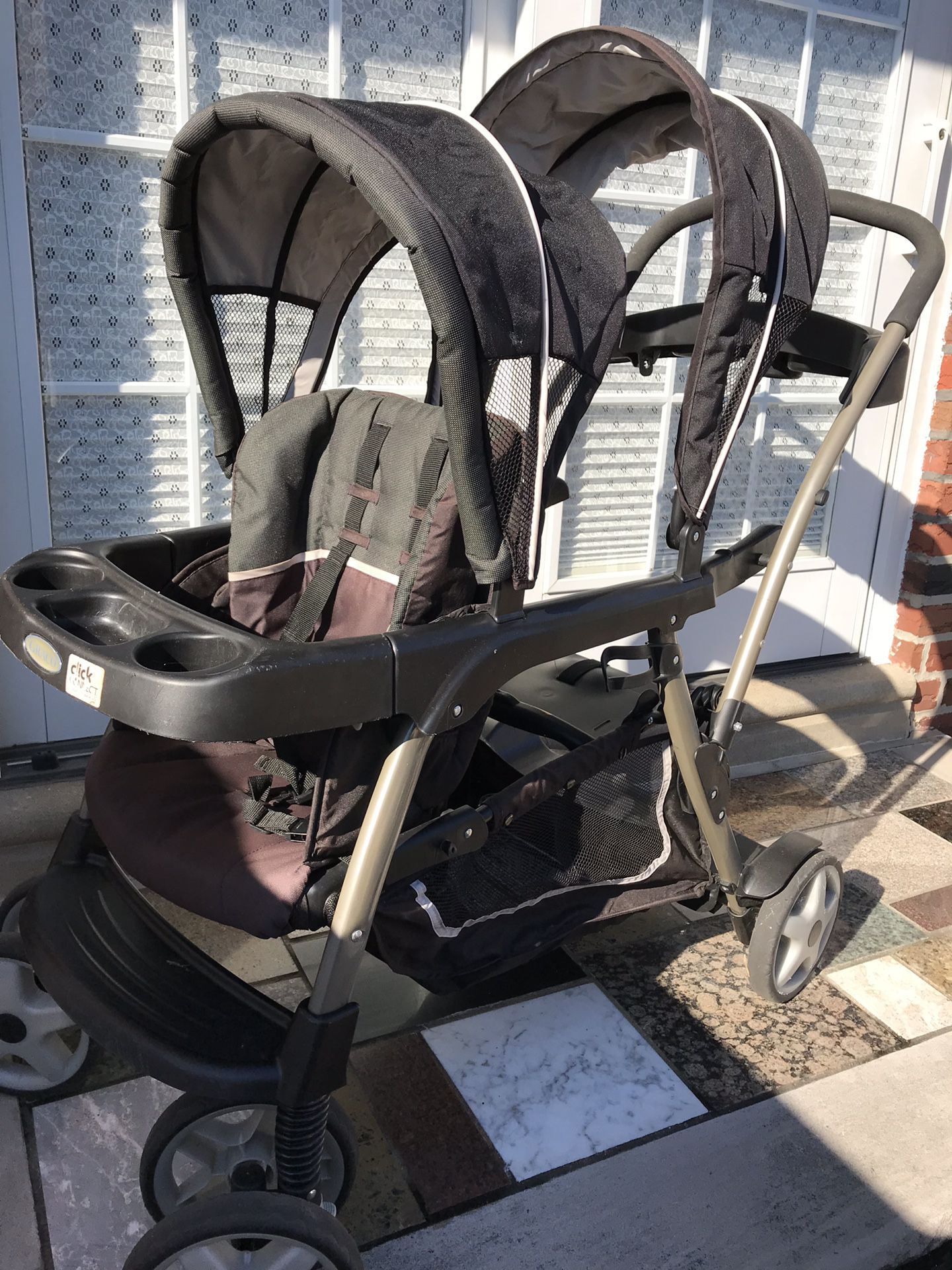 Graco Ready2Grow Click Connect Double stroller (sit and stand)