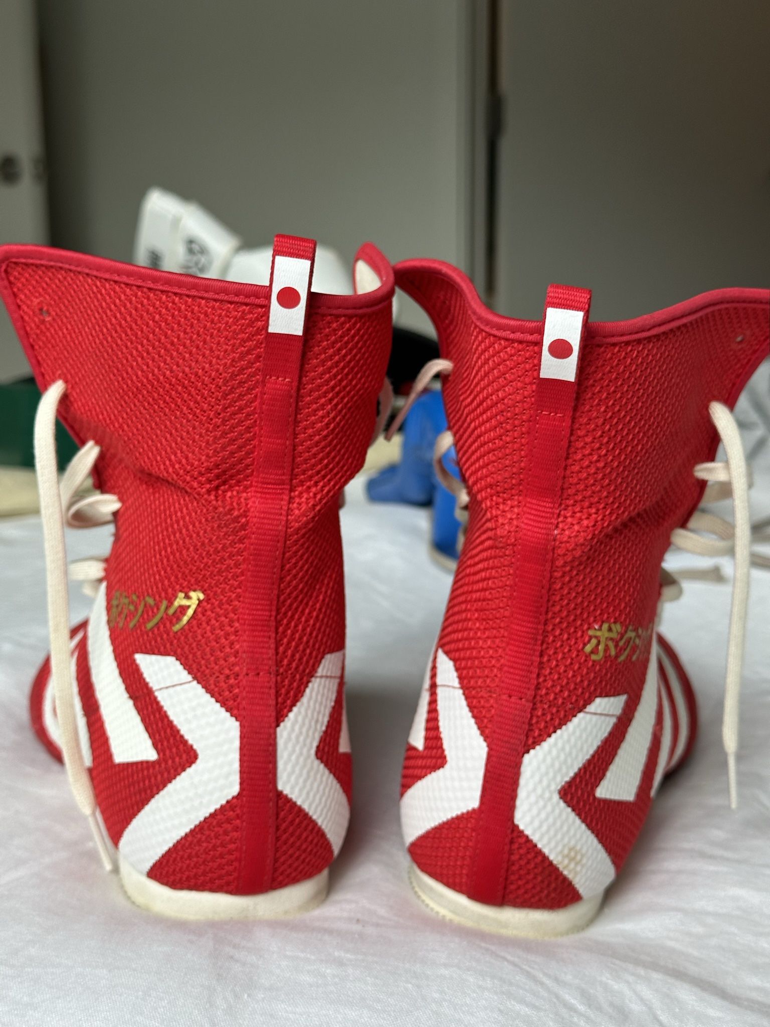 Adidas Box Hog 3 Gold Metallic Size 12 Japan Red Off White 2020