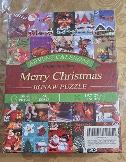 1008 Pieces,Vintage Christmas Countdown Calendar