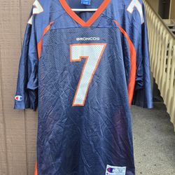 JOHN ELWAY DENVER BRONCOS VINTAGE 90'S CHAMPION NFL FOOTBALL JERSEY 52 (2xl)