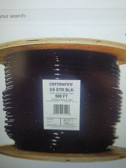 3/0 Copper Wire 175 Feet