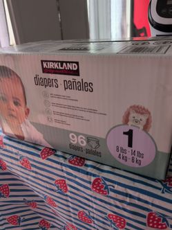 Kirkland Signature Size 1 Diapers (96 Count)