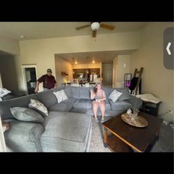 Grey Sectional Couch 
