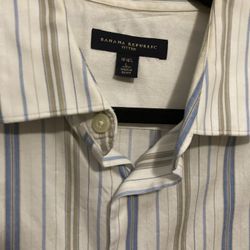 Banana Republic Fitted Shirt L