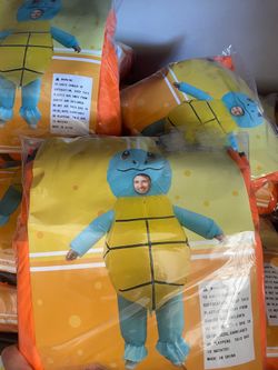 Halloween Inflatable Game Clothing With Mini Blower Costume Fan