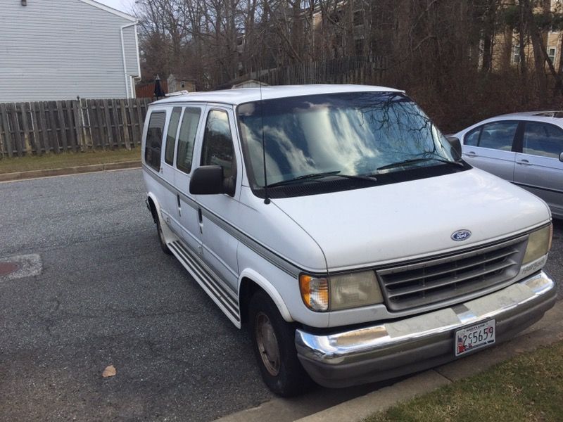 1995 Ford E150 "Half Back" Conversion Van