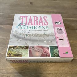Tiaras & Hairpins Craft Box Crystal Jewelry Kit NEW IN BOX