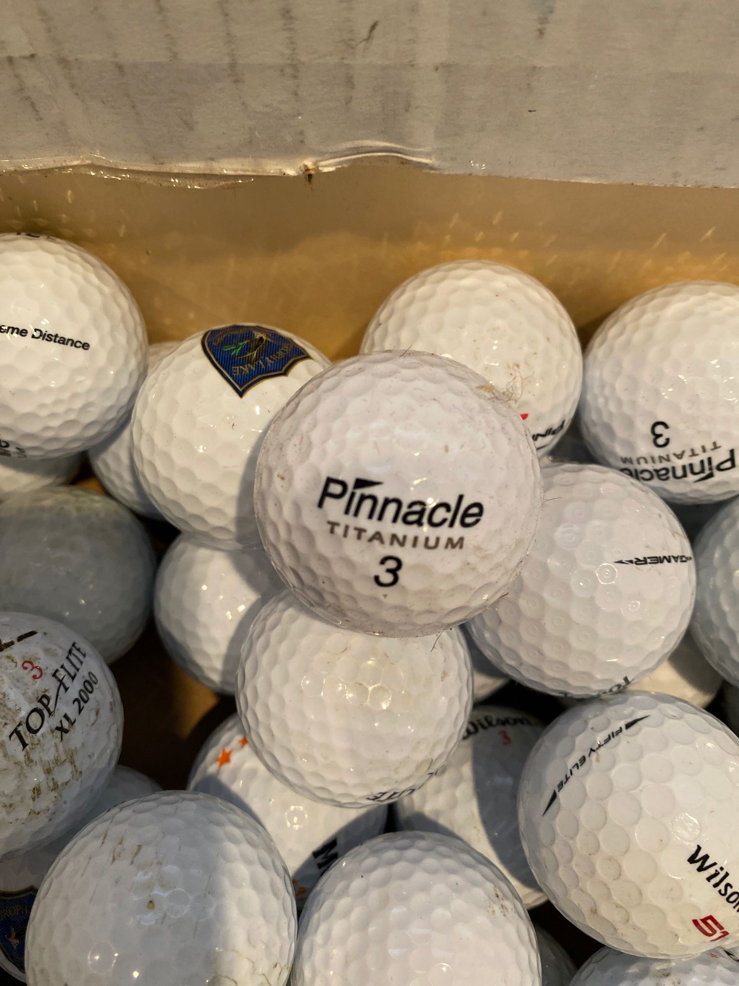 85 golf balls