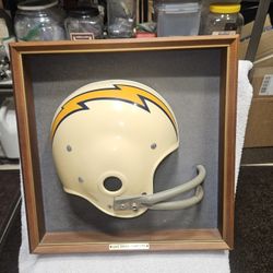 Riddell Half Helmet Plaque for the SAN DIEGO CHARGERS.