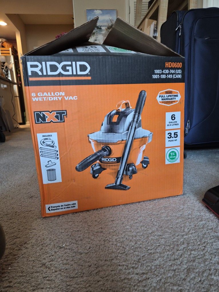 Ridgid HD0600 Vacuum 