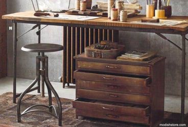 Roost Urban Chic Copper Six Drawer Cabinet - Chic