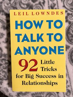 Book: How To Talk To Anyone