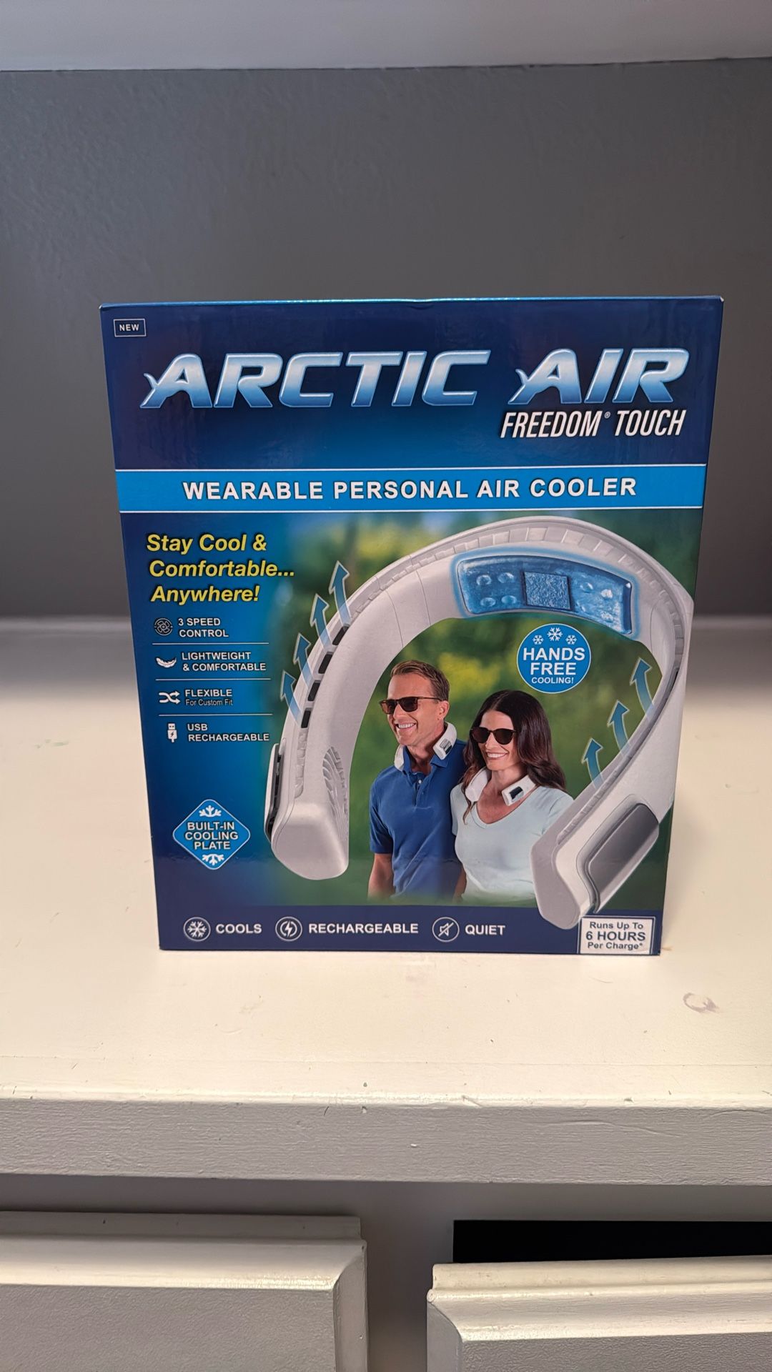Arctic Air, Freedom, Touch, Wearable Personal Air Cooler