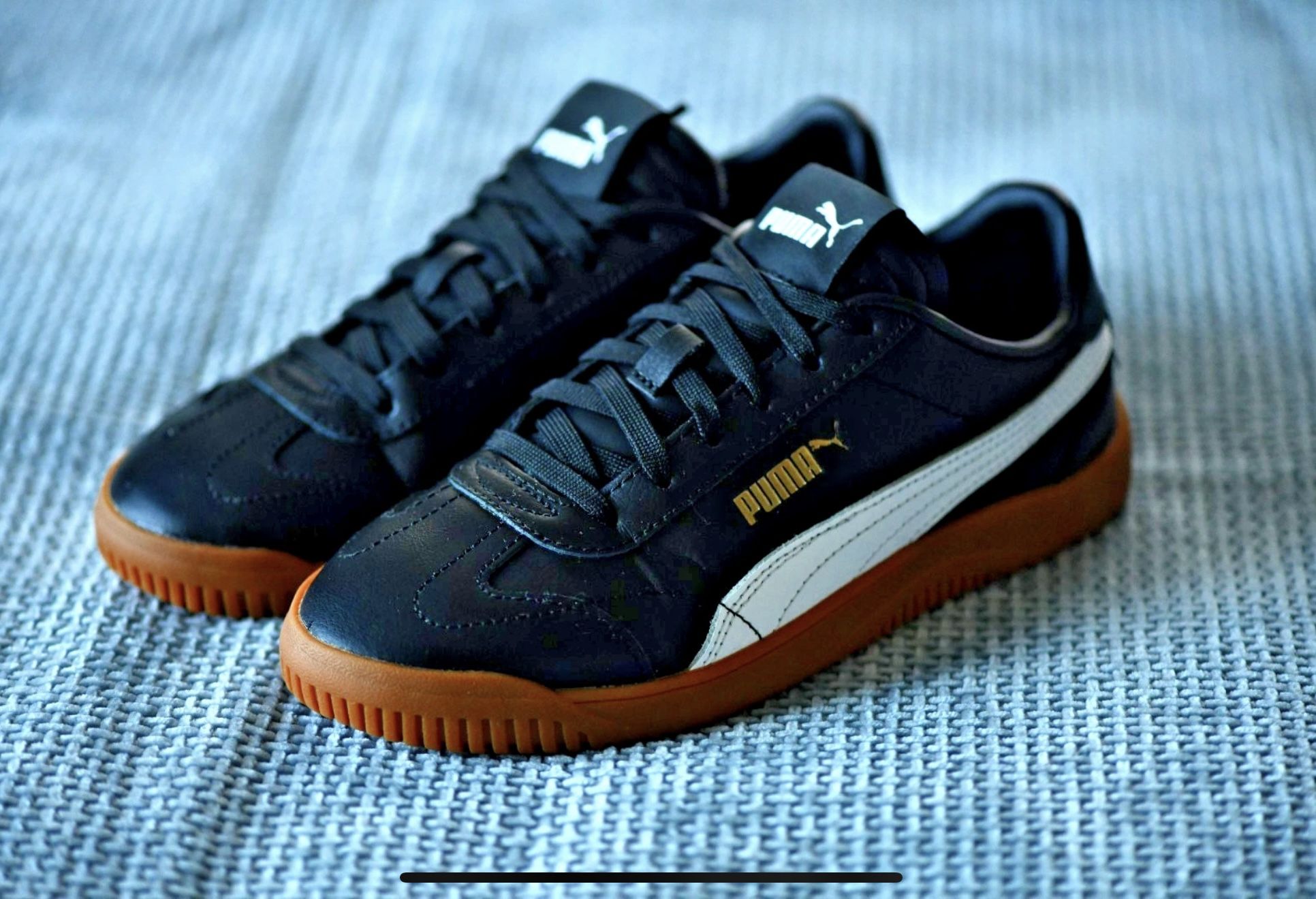 PUMA Unisex-Child Shoes Club 5v5 Sneaker, White Black-Feather Gray, 5 US Big Kid or 6.5 US Women's