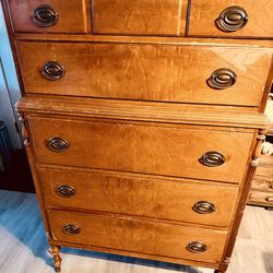 Antique 6 drawer chest dresser