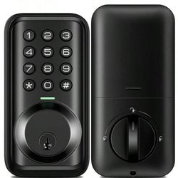 Veise Keypad Digital Deadbolt ZS01 satin nickel  Veise Keyless Entry Door Lock, Electronic Keypad Deadbolt Keyless Door Lock