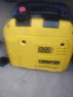 Generator champion dual fuel 2500 w