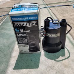 Everbilt Utility Submersible 1/6 Hp Pump 