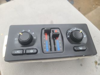 silverado sierra suburban ac controls