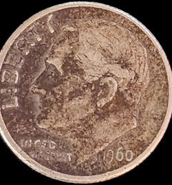 1960 Roosevelt Dime Rare