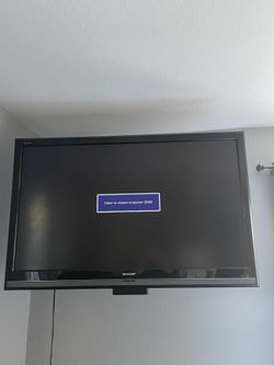 Sharp 52 Inch Flatscreen Tv 