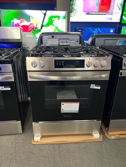 Frigidaire island gas range