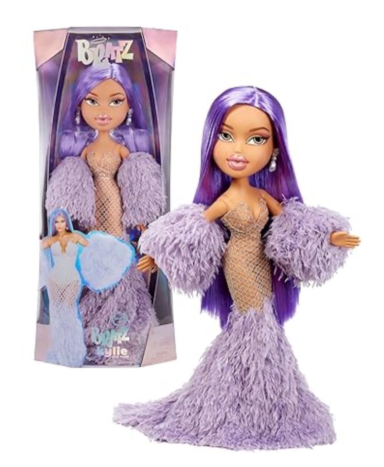 Bratz x Kylie Jenner 24-Inch Large-Scale Fashion Doll with Gown, 2 Feet Tall New