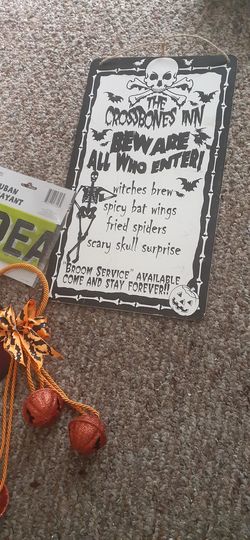 6 pieces Holloween decor