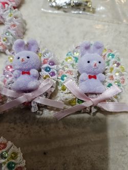 Handmade Beaded Easter Pins Crafts