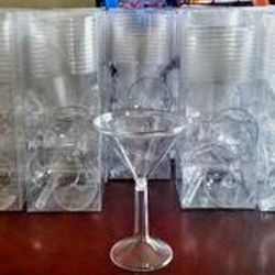 Disposable Martini Glasses/Wedding/Party/Cocktails/Mashed Potatoe Bar/Restaurant/Reception 