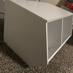 Kids Storage Bin White 