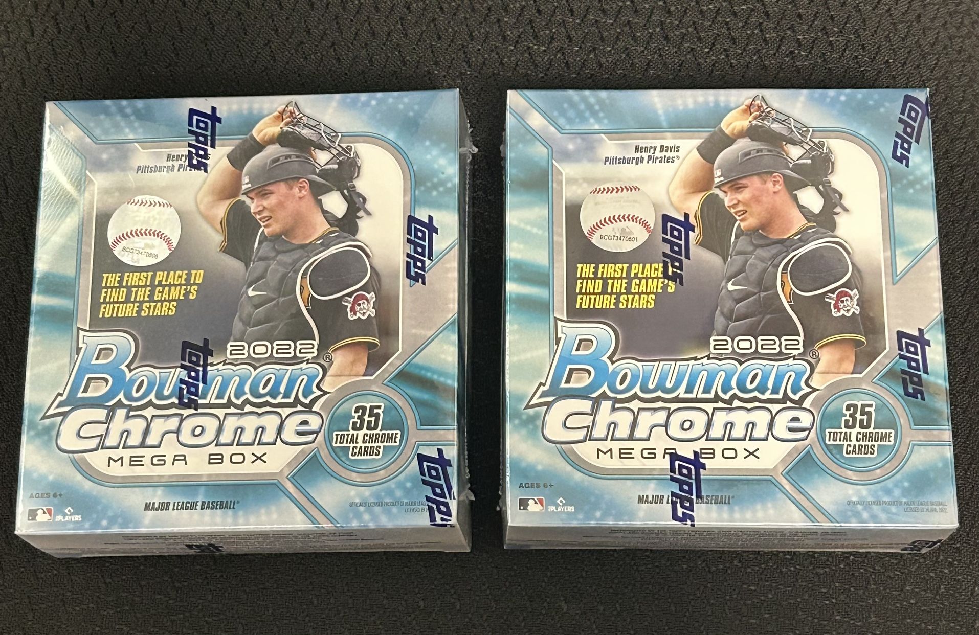 2022 Bowman Chrome Baseball Factory Sealed Mega Box! 35 Cards! De La Cruz ! 🔥