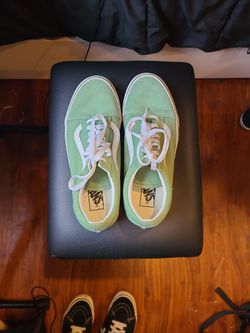 light green vans