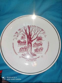 175th Anniversary Plate Centerville Wash