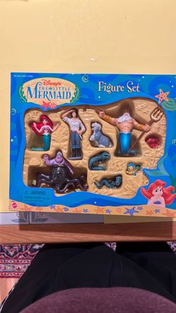 Disney Little Mermaid figure set Mattel Mint