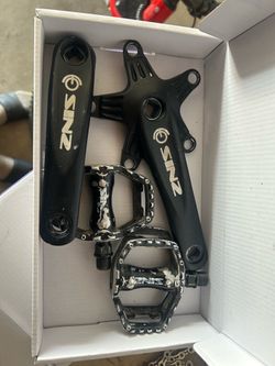 Sinz bmx crank arms 145mm and pedals