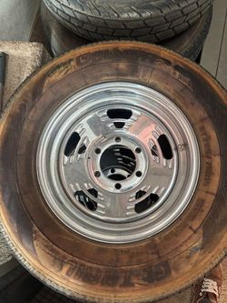 Old Wheels from RV fifth Wheel