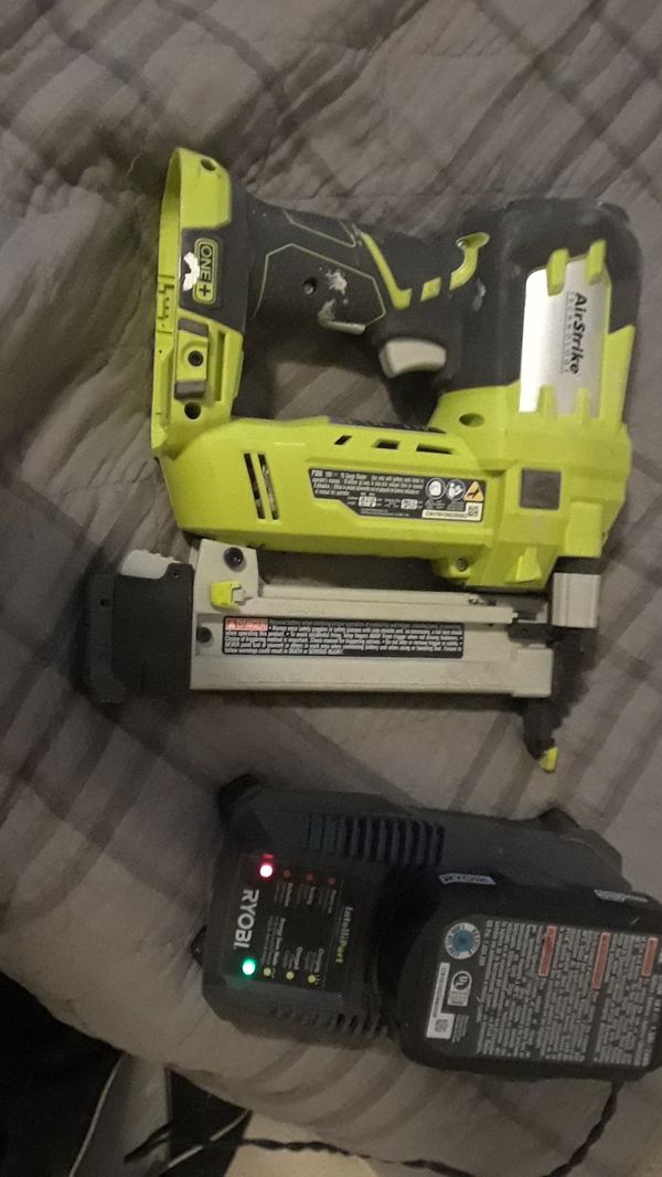 Ryobi cordless nail gun for Sale in Arlington, TX - OfferUp
