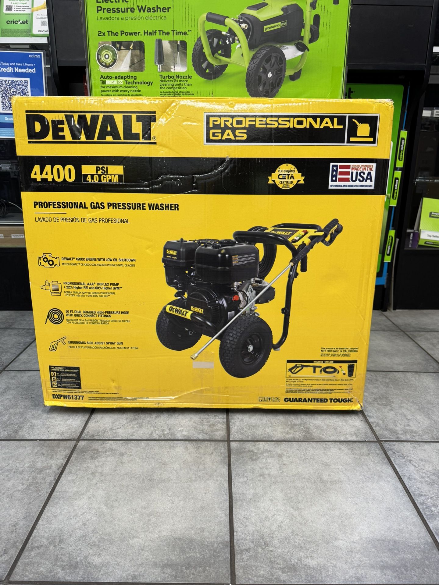 Dewalt Professional Pressure Washer Gas
