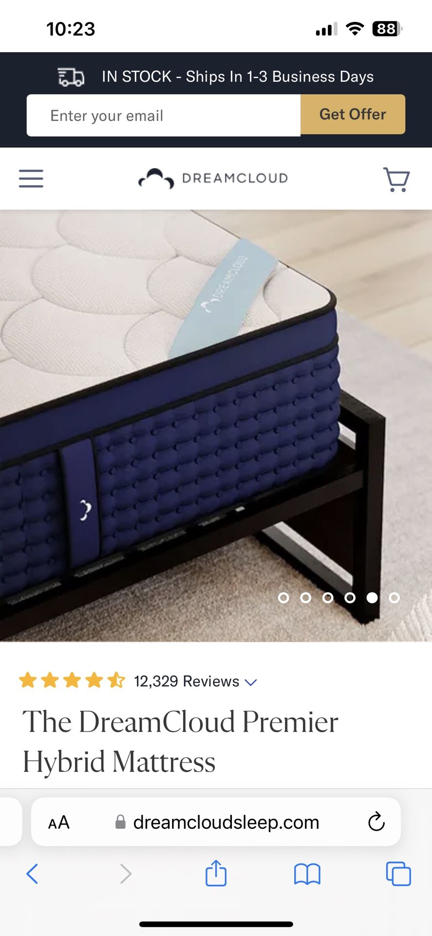 Dream Cloud Premier Hybrid Mattress