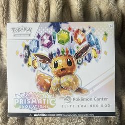 Pokemon TCG - Prismatic Evolutions - Pokemon Center ETB - Factory Sealed NEW