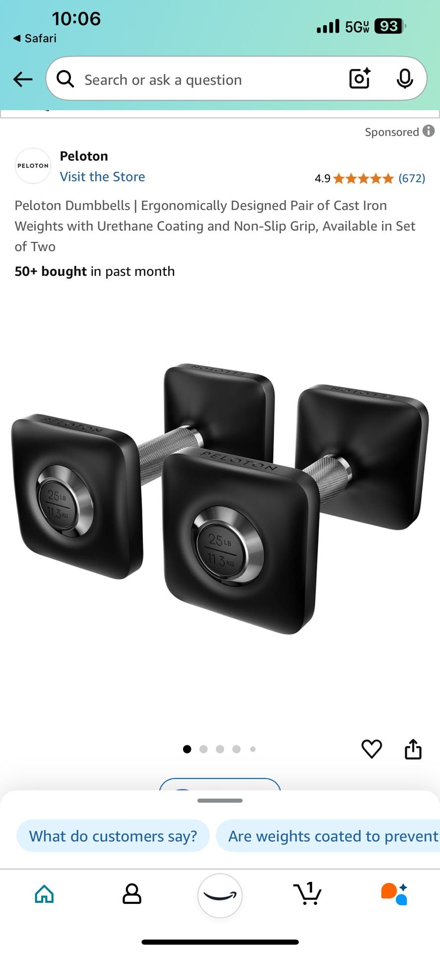 Peloton Weights
