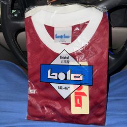 Bristol red vintage football shirt