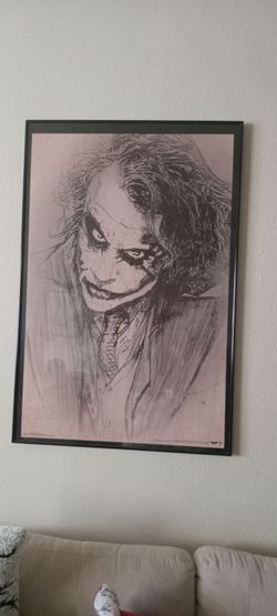 The Joker Framed Art Poster