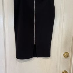 Black Pencil Skirt – Size Large – Made in USA
