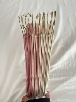 Velvet Pink Hangers 